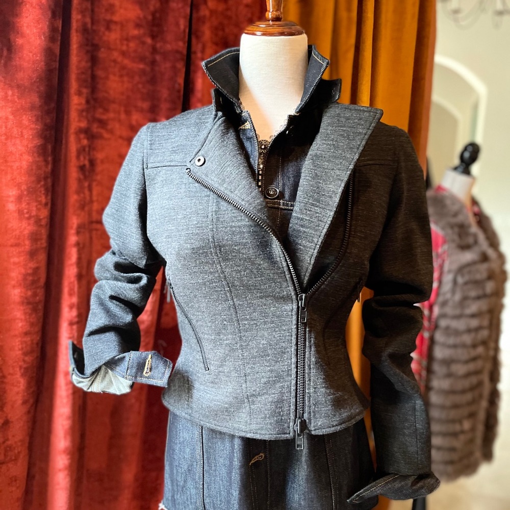 NWT THEORY CHARCOAL viscose /polyamide / elastane